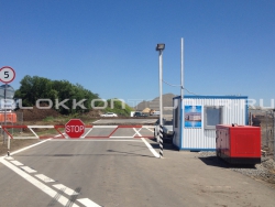 Контрольно-пропускной пункт (КПП) для строй объекта Аэропорт Южный в Домбае